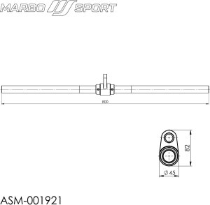 Uchwyt ASM-001921 - Black Hard Chrom - Marbo Sport 3