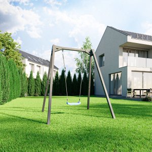 Huśtawka 1-stanowiskowa na łożyskach (stelaż) PREMIUM MO-012 - Marbo Sport 2