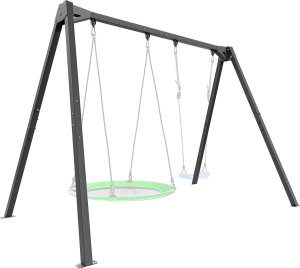 Huśtawka podwójna na łożyskach (stelaż 2-stanowiskowy) PREMIUM MO-013 - Marbo Sport 1