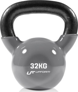 Hantla winylowa żeliwna Kettlebell 32 kg - UpForm 1