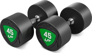 Zestaw hantli stałych poliuretanowych 40-50kg (skok co 2,5kg) 450 kg  UpForm 8