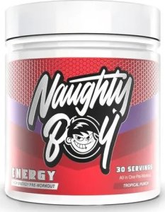 Naughty Boy - Przedtreningówka, Energy, Tropical Punch, Proszek 390g 1