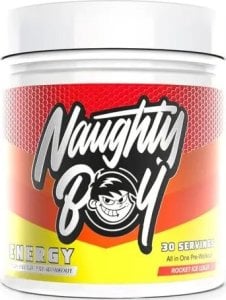 Naughty Boy - Przedtreningówka, Energy, Rocket Ice Lolly, Proszek 390g 1