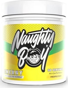 Naughty Boy - Przedtreningówka, Energy, Pineapple Crush, Proszek 390g 1