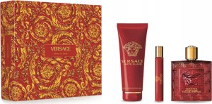 SET VERSACE Eros Flame EDP spray 100ml + SHOWER GEL 150ml + EDP spray 10ml 1