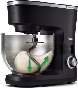 „Philips“ serijos 7000 virtuvės aparatas HR7962/01, 5,5 l dubuo, 8 greičių nustatymai, 1000 W 17