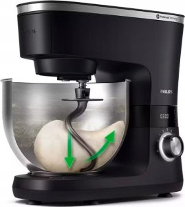 „Philips“ serijos 7000 virtuvės aparatas HR7962/01, 5,5 l dubuo, 8 greičių nustatymai, 1000 W 3