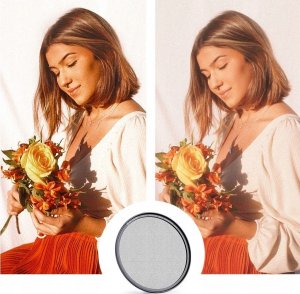 Zestaw 3w1 Filtr Black Diffusion 1/4 Pierścień Magnetyczny Dekielek 67 - 67mm / SKU.1821 5