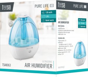 Ultradźwiękowy nawilżacz powietrza TEESA PURE LIFE 40 5