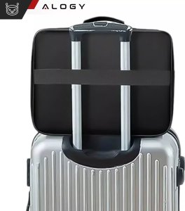 Walizka torba podróżna Alogy Bag for Documents with Number Lock - 37x11x27cm Czarna 6