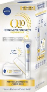 NIVEA Q10 Zestaw prezentowy Przeciwzmarszczkowe ujędrnienie Krem na dzień + Serum 1