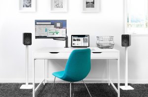 KANTO AUDIO 4" DRIVER - POWERED SPEAKERS WITH BLUETOOTH® AND PHONO PREAMP - MATTE BLACK (INCL. TYPE F & G POWER CORDS) 3