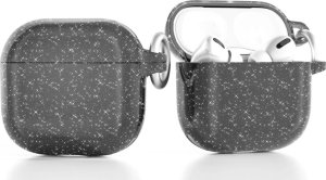 Etui brokatowe na AirPods 4 - czarne 1