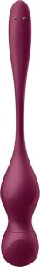 Satisfyer wibrujące kulki Love Birds Vary Connect App wine red 4