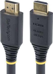 STARTECH.COM 5m Premium Zertifiziertes High Speed HDMI Kabel 4K 60Hz/1440p 144Hz 18Gbps UHD HDMI 2.0 Arc Kabel TV/PC 1