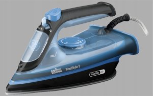Braun FI3194BK Żelazko parowe Płyta ceramiczna 2400 W Czarny, Niebieski 7