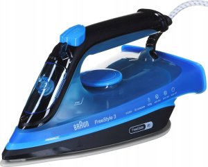 Braun FI3194BK Żelazko parowe Płyta ceramiczna 2400 W Czarny, Niebieski 9