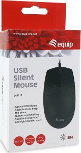 Equip 245117 myszka Biuro Oburęczny USB Typu-A Optyczny 1200 DPI 6