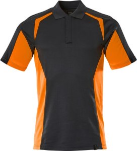 MASCOT Koszulka polo ACCELERATE SAFE (kolor ciemny granat/pomarańcz hi-vis, rozmiar 4XL) 1