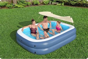 Basen dmuchany rodzinny z daszkiem 254 x 174 x 140 cm Bestway 54449 12