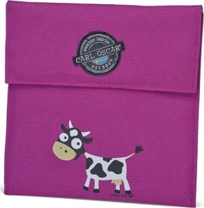Carl Oscar torebka termiczna na kanapki Pack'n'Snack Purple Cow 1