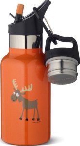 Carl Oscar TEMP Bottle - Butelka termiczna ze słomką ze szlachetnej stali nierdzewnej Orange - Moose 1