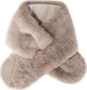Rockahula Kids szalik zimowy futerkowy dla dziewczynki Teddy Fur Brown 1