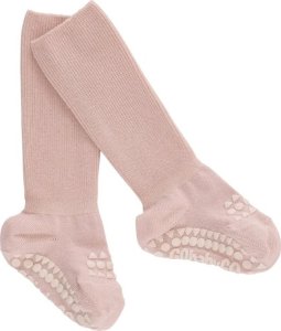 GoBabyGo antypoślizgowe skarpetki do nauki chodzenia BAMBOO Soft Pink 6 m+ 6