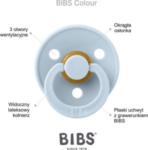 BIBS COLOUR ANATOMICAL SAGE S Smoczek ortodontyczny kauczuk Hevea 6
