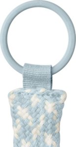 Bibs BIBS PACIFIER BRAID BABY BLUE & IVORY zawieszka do smoczków 100% organic cotton 4