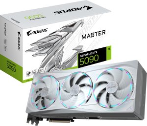 Karta graficzna Gigabyte AORUS GeForce RTX 5090 Master ICE 32GB GDDR7 (GV-N5090AORUSM ICE-32GD) 1