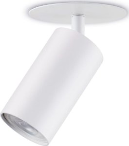 Oprawa podtynkowa / tuba Maclean, punktowa, okrągła, aluminiowa, GU10, 55x100mm, kolor biały, MCE364 W 1