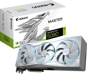 Karta graficzna Gigabyte AORUS GeForce RTX 5080 Master ICE 16GB GDDR7 (GV-N5080AORUSM ICE-16GD) 1