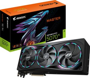 Karta graficzna Gigabyte AORUS GeForce RTX 5070 Ti Master 16GB GDDR7 (GV-N507TAORUS M-16GD) 1