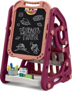 DUŻA DWUSTRONNA TABLICA KREATYWNA MAGNETYCZNA MAŁY ARTYSTA PÓŁKA MAGNESY 2