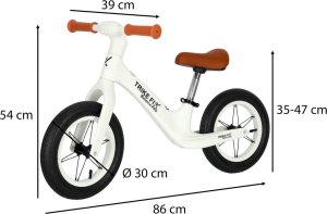 Rowerek biegowy Trike Fix Balance PRO biały Kik sp. z o.o. sp. k. 6