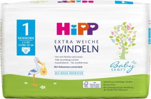 HiPP extra soft nappies, 1 size, 2-5 kg, 24 pcs., 92001 3