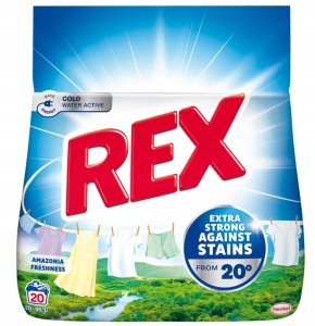 Rex Amazonia Freshness Uniwersalny proszek do prania, 1,1 kg 2