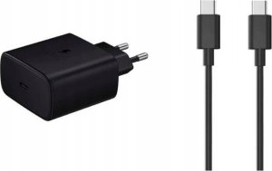 Ładowarka Sieciowa Szybka USB-C 45W PD   Kabel USB-C do USB-C 3.0 2.4A 1m 5