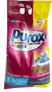 Purox Color - Proszek do prania kolorowych ubrań, 78 prań - 5,5 kg 9
