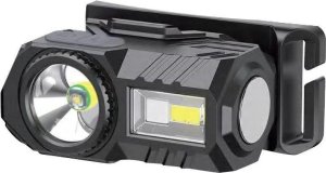 Latarka 3w1 Czołowa Rowerowa V-TAC 3W SMD Ładowanie USB-C IP43 VT-9902 190lm 1