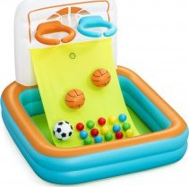 Bestway 52728 Basen dmuchany wielofunkcyjny z piłeczkami Koszykówka Piłeczki i Piłka nożna 1.20m x 1 2