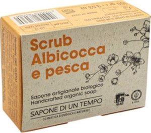 Organiczny peeling w kostce - morela i brzoskwinia - 100 gr. SAPONE DI UN TEMPO 1