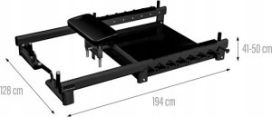 PHT25 PLATFORMA DO ĆWICZEŃ MIĘŚNI POŚLADKÓW HIP THRUST I MARTWEGO CIĄGU HMS 3
