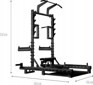 HMS SMP01 STOJAK MULTIFUNKCYJNY Z PLATFORMĄ DO PODNOSZENIA CIĘŻARÓW I HIP THRUST COMMERCIAL HMS 6