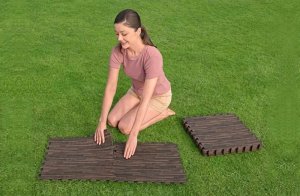 Bestway Mata izolacyjna pod basen Wood (58712) 7