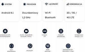 Smartwatch Garett  Kids Vibe Niebieski  (5904238486740) 8