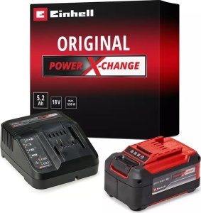 Einhell ZESTAW STARTOWY 18V AKU 5,2Ah/ZASILACZ 4512147 2