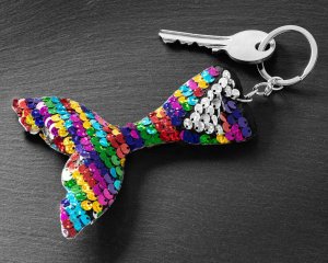 Brelok z cekinami SYRENI OGON 2