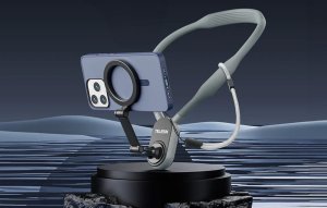 Magnetyczny uchwyt na szyję TELESIN do telefonów komórkowych MNM-002 5